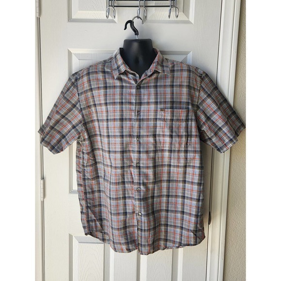 Nautica L Plaid Buttondown - Picture 1 of 4